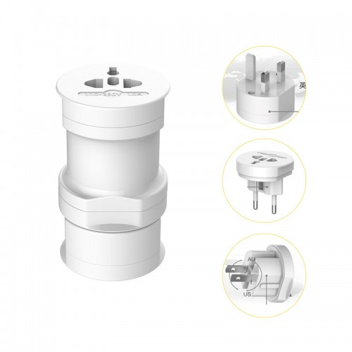 USAMS 3 in 1 Multiple Plug Travel Adapte...